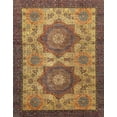 thumbnail image 1 of Ahgly Company Indoor Rectangle Abstract Metallic Gold Abstract Area Rugs, 2' x 5', 1 of 6