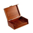thumbnail image 2 of Caja Bento de madera con partición de hielo seco, caja de comida japonesa, transporte fácil, fiambrera portátil de Sushi, portador de alimentos para, 2 of 9
