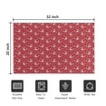 thumbnail image 5 of Red Christmas Deer and Snowflake Pattern Door Rugs,Washable Non Slip Door Mats Indoor,Decorative Door Mats,Entry Mat Indoor for Entrance,Bedroom,Kitchen,Bathroom,20"x32", 5 of 6