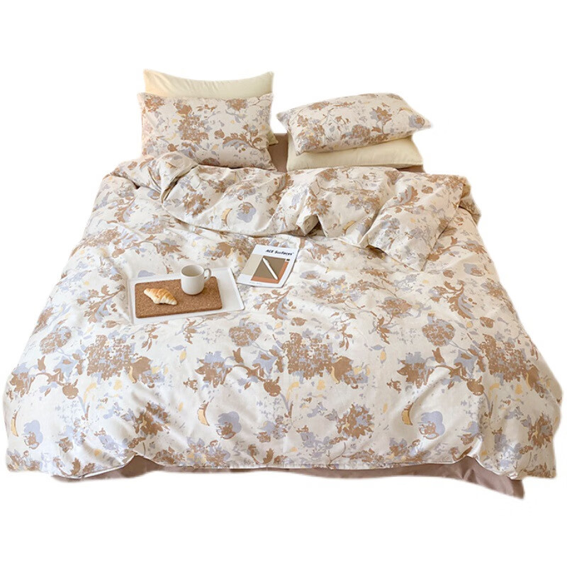 Bedding bedspread laminated cotton single bed cover bed sheet quilt cover bed sheet