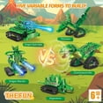 thumbnail image 2 of in 1 Dinosaur Toy for 6-12 Years Old Kids Boys, Robot Dino Building Set with APP & 2.4GHz Remote Control Science Programmable Building Block Dinosaur Kit, Birthday Gifts for Age 14+, 2 of 7