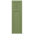 thumbnail image 5 of Ekena Millwork 15"W x 77"H True Fit PVC San Miguel Mission Style Fixed Mount Shutters, Moss Green (Per Pair - Hardware Not Included), 5 of 9