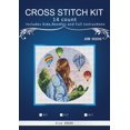 thumbnail image 1 of Girly travel patterns Counted Cross Stitch 14CT 14CT 18CT 25ct 28ct DIY Cross Stitch Kits Embroidery Needlework Sets22CT white fabric Gao Jinjia LED, 1 of 2