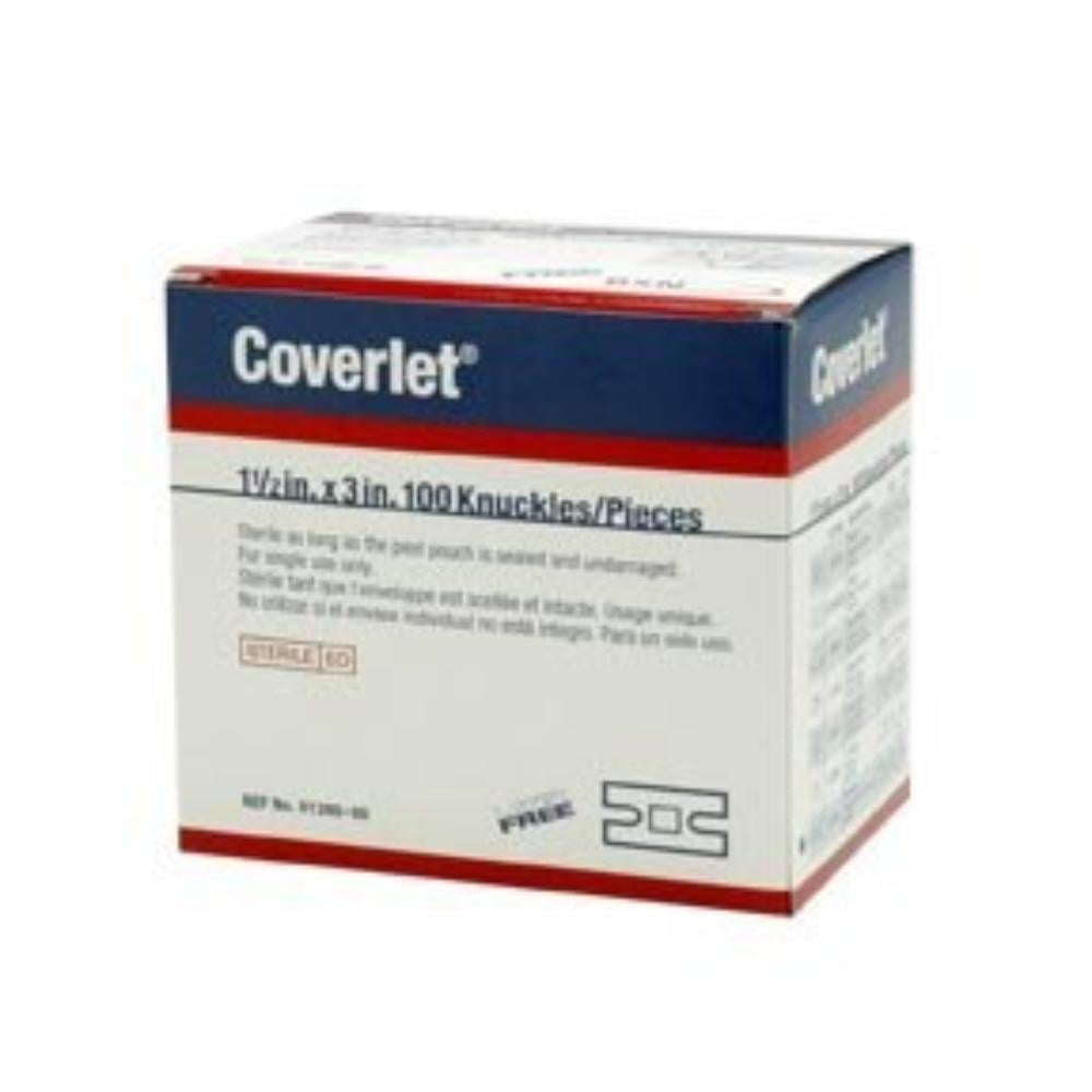 Coverlet Knuckle Fabric Adhesive Bandages 1 1/2" x 3" (Box of 100
