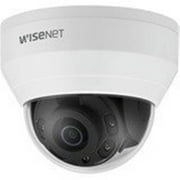 Hanwha  65 ft. Wisenet Q Network 5MP at 30fps 2.8 mm Fixed Focal Lens Indoor Dome Camera with Wisestream II 120dB WDR IR LEDs