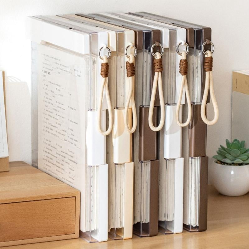 CEORPER Double Layer ABS Document with Clipboard Portable File Organiser Storage Box