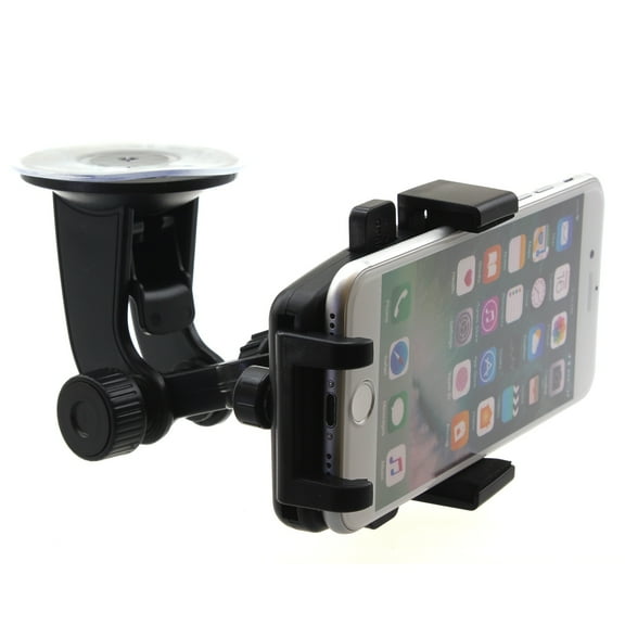 Car Mount for Nokia G90/G100 - Windshield Holder Glass Cradle Swivel Dock for Nokia G90/G100