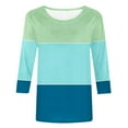 thumbnail image 4 of Pompotops T-shirt à Manches Courtes Col Rond Mode Été pour Femmes Liquidation, 4 of 5