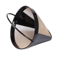 thumbnail image 2 of Filtre à Café Réutilisable Style Cône Cafetière Permanente avec Poignée Outils de Café, 2 of 9