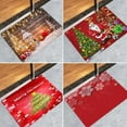 thumbnail image 3 of 5Size Christmas Santa Claus Anti-slip Kitchen Room Floor Mat Decor Carpet Rug, 3 of 8