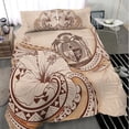 thumbnail image 2 of Juego de Cama Nauru - Flor de Hibiscus Estilo Vintage, 2 of 4