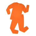 thumbnail image 1 of Elowel Ensemble Pyjama 2 Pièces Garçons Orange 100% Coton Taille 12 M -12 Ans, 1 of 36
