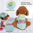 thumbnail image 4 of Camisa para mascotas primavera, vestimenta para perros pequeños y gatos, disfraz estilo a rayas, #19, M, 4 of 7