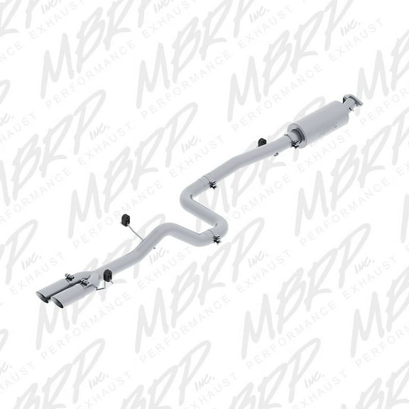 MBRP 2014 Ford Fiesta ST 1.6L EcoBoost 3in Dual Outlet Alum Cat Back
