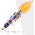 thumbnail image 4 of 4pcs Blue A7TC Spark Plug High Performance Replacement for Motorcycle Spark Plug Replacement for 50cc 70cc 90cc 110cc Mopeds and ATV 150 Spark Plug Replacement for Go Kart Scooters, 4 of 5