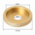 thumbnail image 2 of 10mm Thick Gold Brazed Diamond Angle Grinder Stone Grinding Wheel Used for Angle Grinder Grinding Wh, 2 of 5