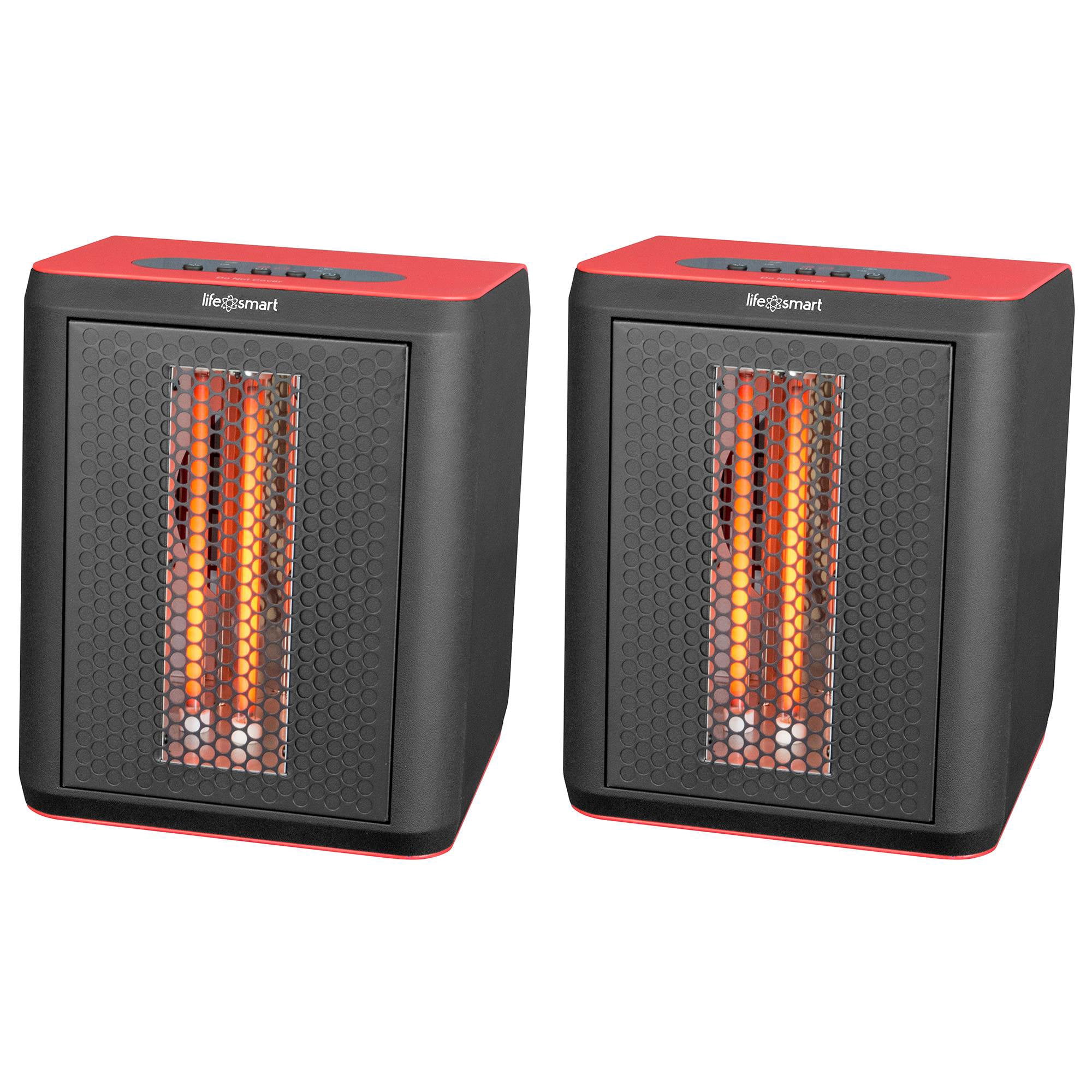 LifeSmart 3 Element Infrared Electric Portable Desktop Heater & Fan