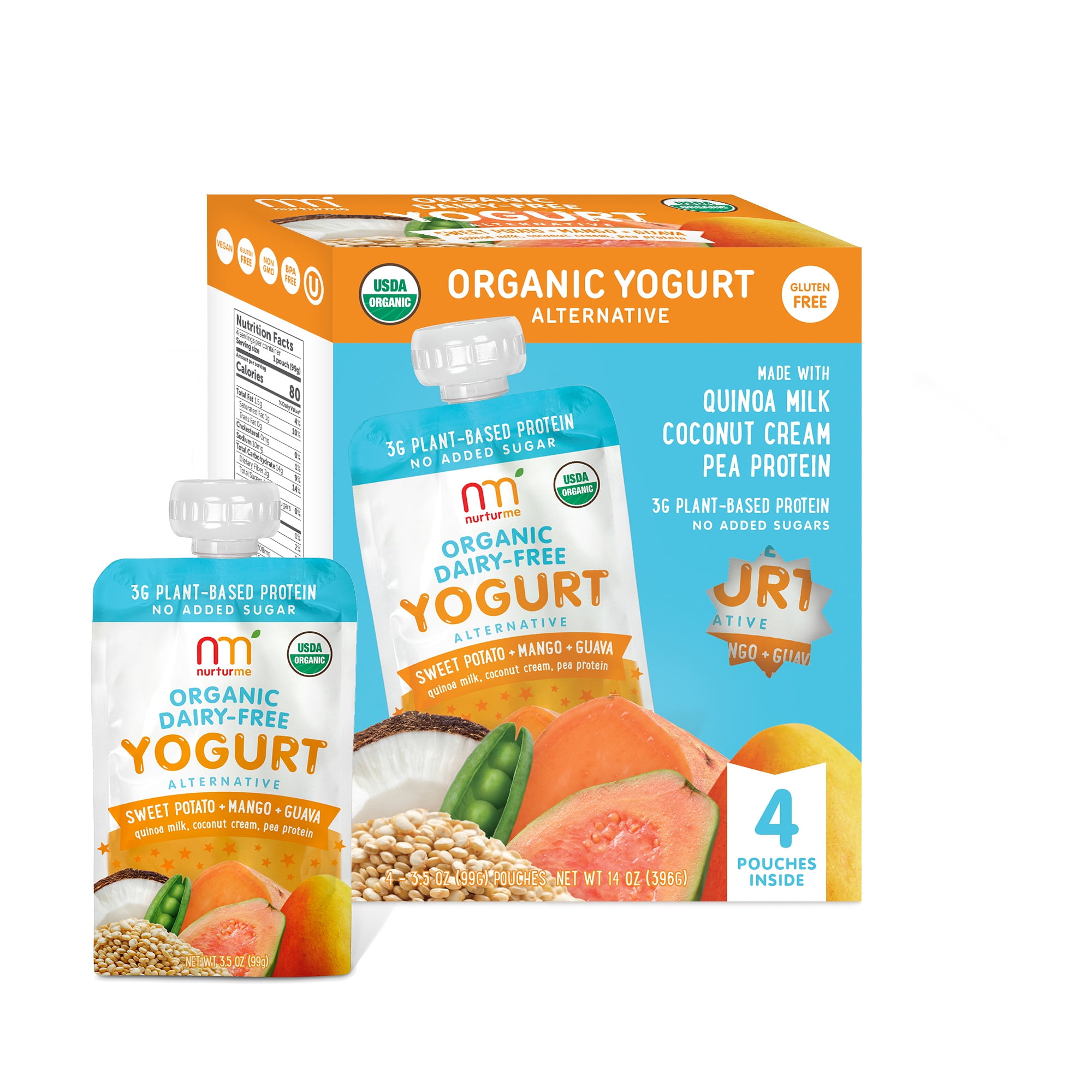dairy free baby food pouches