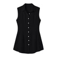 thumbnail image 6 of Admvng Women's Shirt Dress Button-Down Collar Casual Summer Dress, 6 of 6