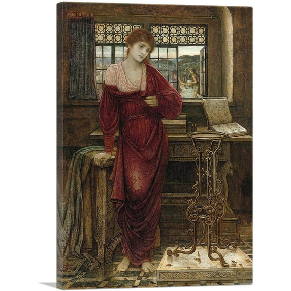 ARTCANVAS Isabella Canvas Art Print by John Melhuish Strudwick - Size: 26" x 18" (1.50" Deep)