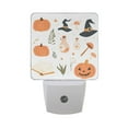thumbnail image 6 of Yayeee LED Night Light for The Home Plug in With Light Sensors 2 Pack, White Halloween Pumpkin, 6 of 6