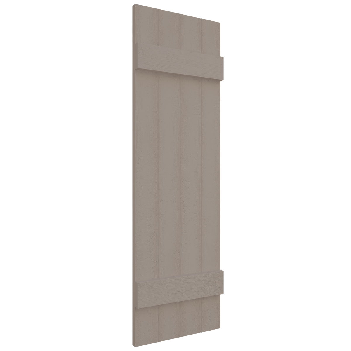 14"W x 51"H Mid-America Vinyl, Standard Size Four Board Joined Shutters, w/Installation Shutter-Lok's & Matching Screws, 008 - Clay