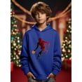 thumbnail image 3 of Mikrdoo 5Y-14Y Boys Tops Cool Basketball Player Print Long Sleeve Pullover Hoodie Spring Autumn Casual Sweatshirt, 3 of 8
