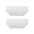thumbnail image 2 of Fruit of the Loom Women's Assorted Cotton Brief Underwear, 6-Pack, 2 of 8