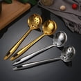 thumbnail image 4 of Colador de Acero Inoxidable, Cuchara Sopera, Accesorios de Cocina, Cuchara para Olla Caliente, Cuchara Sopera de , Colador Pequeño A, 4 of 5