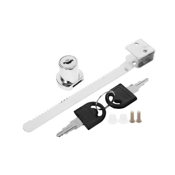 1 juego de cerraduras para cajones de escritorio con llave para puertas de gabinetes de vidrio Asegure sus vitrinas de seguridad