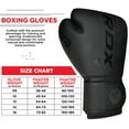 thumbnail image 6 of RDX Boxing Gloves for Men & Women | Pro Training Sparring Gloves, Maya Hide Leather Muay Thai | MMA Kickboxing, Unisex Punching Gloves with Thick Padding for Boxing 8 10 12 14 16 18 Oz, 6 of 11