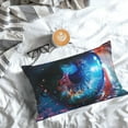 thumbnail image 5 of Pofeuu Modern Colorful Eyes Print Polyester Microfiber Plush Pillowcases, Super Soft and Cozy Pillow Case Covers with Envelop Closure（Pillow core not included）-20"x30", 5 of 6