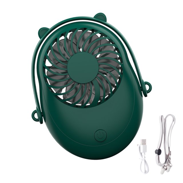 Cateissary Ventilador de cuello portátil Mini Usb 5V enfriador recargable al aire libre oficina viaje portátil silencioso pequeños ventiladores de Electrodomésticos No.01 Cateissary HA004366-01B