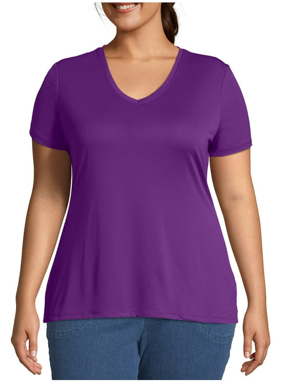 hanes dri fit women's shirts