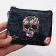 thumbnail image 4 of 3D Skull Series zipper coin purse small wallets mini change purse (Purse), 4 of 5