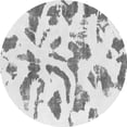 thumbnail image 1 of Ahgly Company Indoor Round Abstract Gray Modern Area Rugs, 8' Round, 1 of 4