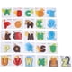thumbnail image 2 of Juego de cartas del alfabeto, letras de madera, animales, tablero de cartas, juego de rompecabezas a juego, juguete., 2 of 14
