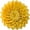 Yellow, variant on JWH Small Round Decorative Flower Throw Pillows 3D Round Velvet Cushions 12inch Light Blue for Decoration
