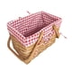 thumbnail image 3 of Cesta de picnic, cesta de frutas, organizador portátil de artículos diversos, vacía, decorativa, tejida L, 3 of 9