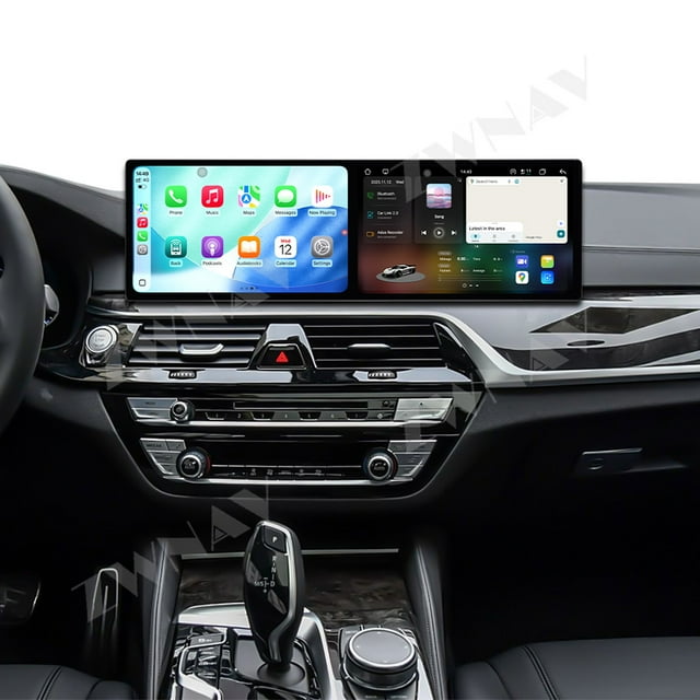 ZWNAV Dual 9.1 inch Screen Car Radio For BMW 5 Series 2018 Android 15 Multimedia Player GPS Navigation Auto DSP Stereo Host