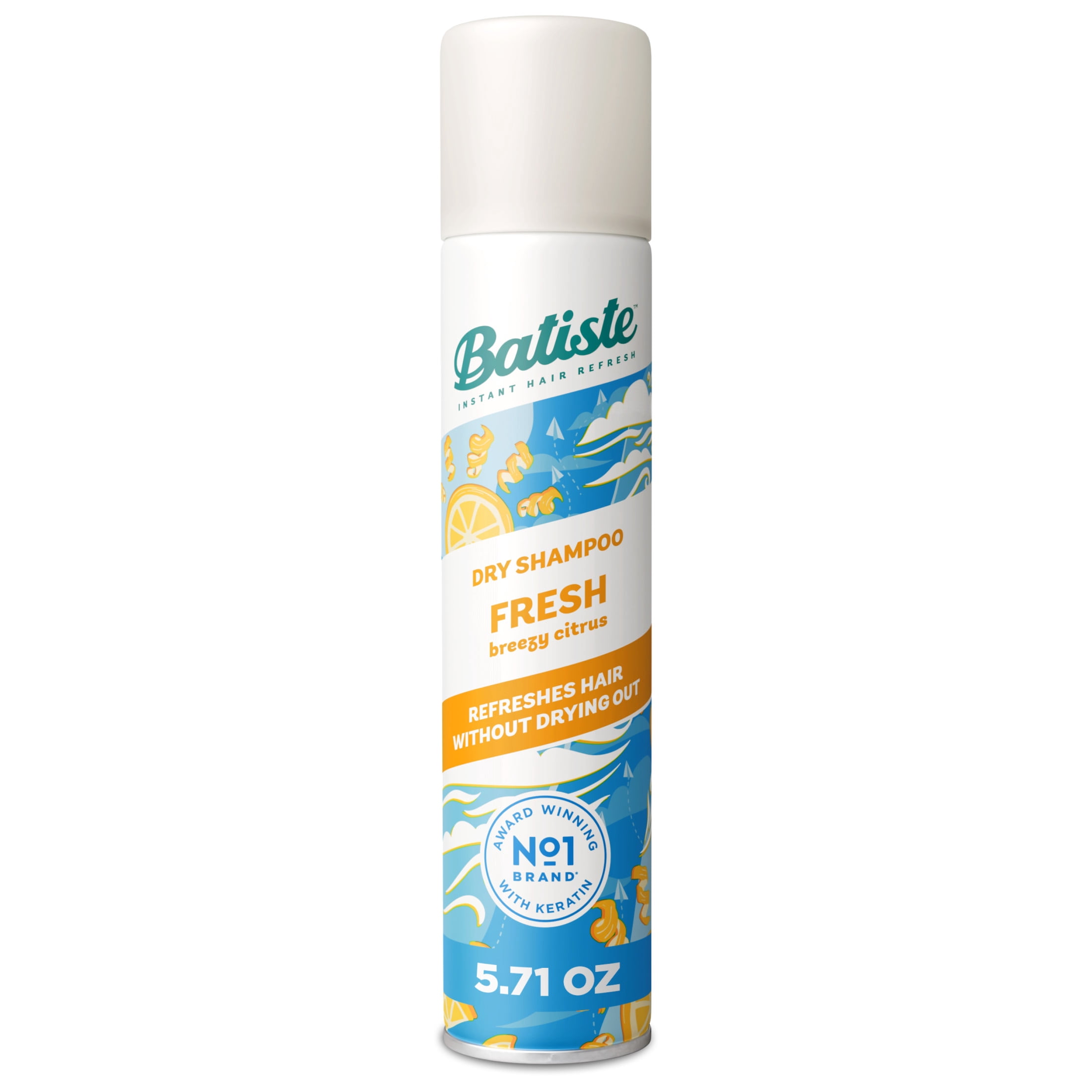 Batiste Dry Shampoo Variety 3-pack, Refresh Hair and Absorb Oil Between Washes, Waterless Shampoo for Added Hair Texture and Body - Bare Fragrance, Fresh Fragrance, & Overnight Deep Cleanse, 5.71 oz