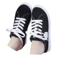 thumbnail image 4 of RotHome Women's Canvas Slip on Sneakers Comfortable Casual Mules Fashion Backless Loafers Lightweight Breathable Closed Toe Summer Shoes for Women Black, 4 of 7
