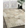 thumbnail image 3 of Ahgly Company Machine Washable Indoor Rectangle Contemporary Light French Beige Brown Area Rugs, 2' x 4', 3 of 7