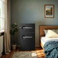 thumbnail image 5 of Frigidaire 3.1 Cu. ft. Compact Refrigerator with Freezer Compartment, 2-Door Retro Fridge with Built-in Side Bottle Opener, Black, 5 of 6