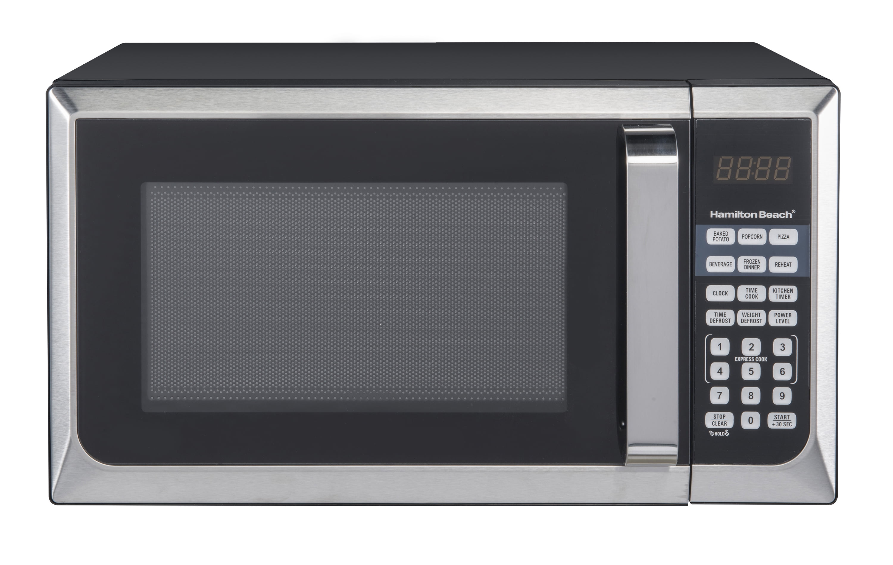 Hamilton Beach 0 9 Cu Ft Stainless Steel Countertop Microwave