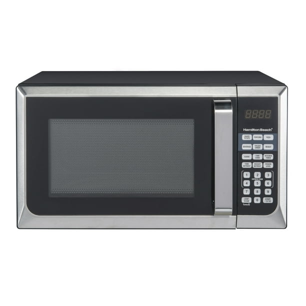 Hamilton Beach 0 9 Cu Ft Stainless Steel Countertop Microwave