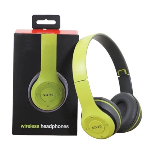 Auriculares Bluetooth de diadema con reducción de ruido, plegables, con inserción de tarjetas, para regalo y juegos, auriculares inalámbricos con Bluetooth.