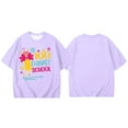 thumbnail image 4 of T-shirts Mode Décontractée pour Petites Filles, Col Rond Imprimé, Manches Courtes Amples, Vêtements pour Enfants Taille 8-9T, 4 of 4