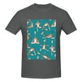thumbnail image 4 of Bingfone Giraffes Doing Various Yoga Men'S Loose Fit Short-Sleeve Pocket T-Shirt, 4 of 7