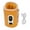 yellow, variant on BOKYAN Portable USB Baby Bottle Warmer with 21‑Level Temperature Control, LED Display, Versatile Cover – Ideal for Home & Travel